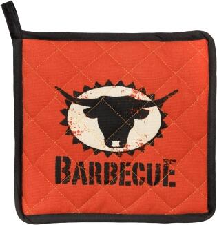 Kracht Topflappen BARBECUE aus Baumwolle
