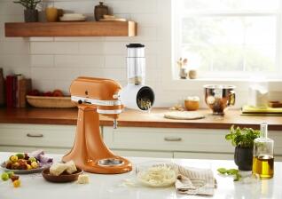 KitchenAid Küchenmaschine ARTISAN 175PS honey Fitness-Set