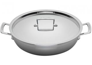 Le Creuset Profipfanne 3-ply mit Deckel