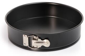 Kaiser Springform Classic runde Backform mit Spannverschluss schwarz