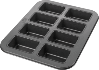 Birkmann Mini-Kastenform Backblech mit 8 Mini-Kastenmulden
