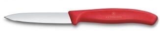Victorinox Swiss Classic Gemüsemesser, Mittelspitz, 8 cm, in rot