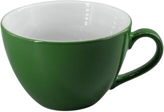 Eschenbach Porzellan Untertasse 16 cm in dunkelgrün