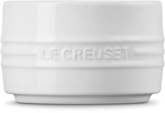 Le Creuset Förmchen, stapelbar in white