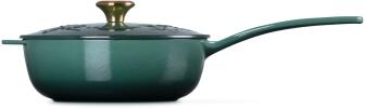 Le Creuset Stielkasserolle Holly Tradition in artichaut