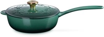 Le Creuset Stielkasserolle Holly Tradition in artichaut