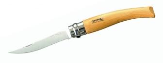 Opinel Messer Slim-Line, Größe 8, rostfrei, Buchenholz