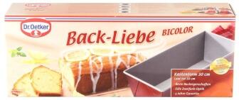 Dr. Oetker Kastenform Back-Liebe Bicolor, 30 cm