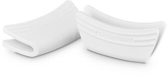 Le Creuset Topf-Griffschutz aus Silikon in white, 2er Set