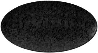 Seltmann Weiden Life Servierplatte oval 33x18 cm, Fashion glamorous black