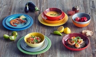 Le Creuset Frühstücksteller in ofenrot (B-Ware - akzeptabler Zustand)