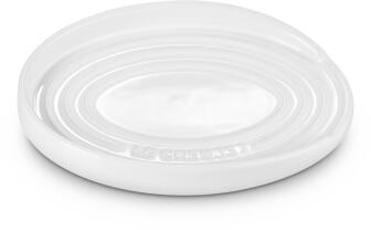 Le Creuset Löffelablage oval, 16 cm in white