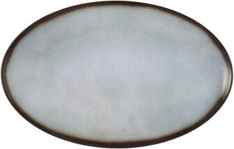 Seltmann Weiden Coup Fine Dining Coupplatte 40x25,5 cm, grau