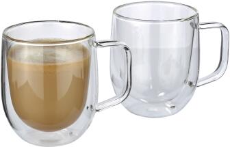 cilio Milchkaffee-Glas Veneto, 2er Set