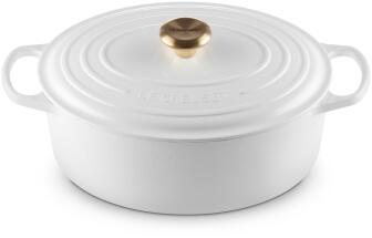 Le Creuset Bräter Signature oval in white