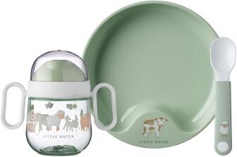 Mepal Babygeschirr-Set MIO, 3-tlg. - little farm