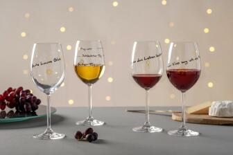 Leonardo Weinglas PRESENTE 460 ml ′Nimm das Leben leicht′