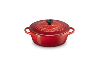 Le Creuset Mini Cocotte oval in kirschrot
