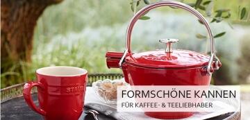 Formschöne Kannen für Kaffee- und Teeliebhaber