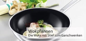 Wokpfannen - Die Woks mit Stiel zum Garschwenken