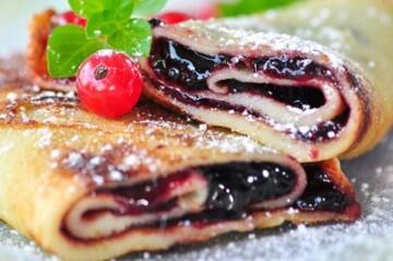 Pfannkuchen_Johhannisbeeren