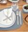 Lind DNA Tischset Curve L Hippo, 4er-Set in Light Blue