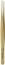 triangle Präzisionspinzette gerade, 15 cm gold