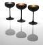 Stölzle Champagnerschale Elements Metallic im 6er-Set in schwarz-bronze