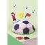 Städter Backform Pepe der Fußball Ø 22 cm / H 11 cm mit Fünfeck-Aus 3.000 ml