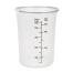 Städter Backhelfer Messbecher ø 10 cm / H 12,5 cm Transparent Silikon 500 ml