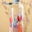 Leonardo Flasche IN GIRO 500 ml Flower hellblau