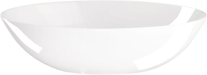 ASA Coupe Gourmetteller à table in weiß glänzend