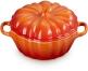 Le Creuset Kürbisförmchen mit Deckel, 350 ml in ofenrot