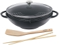 Küchenprofi Wok Set Provence in schwarz