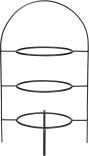 ASA Etagere 3-stufig für Essteller à table ligne noire in schwarz matt