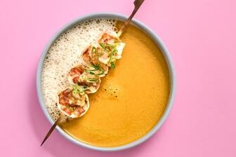 Yuzu-Curry Kürbis Suppe