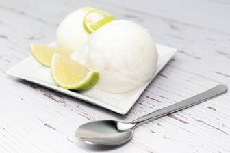 Zitronensorbet